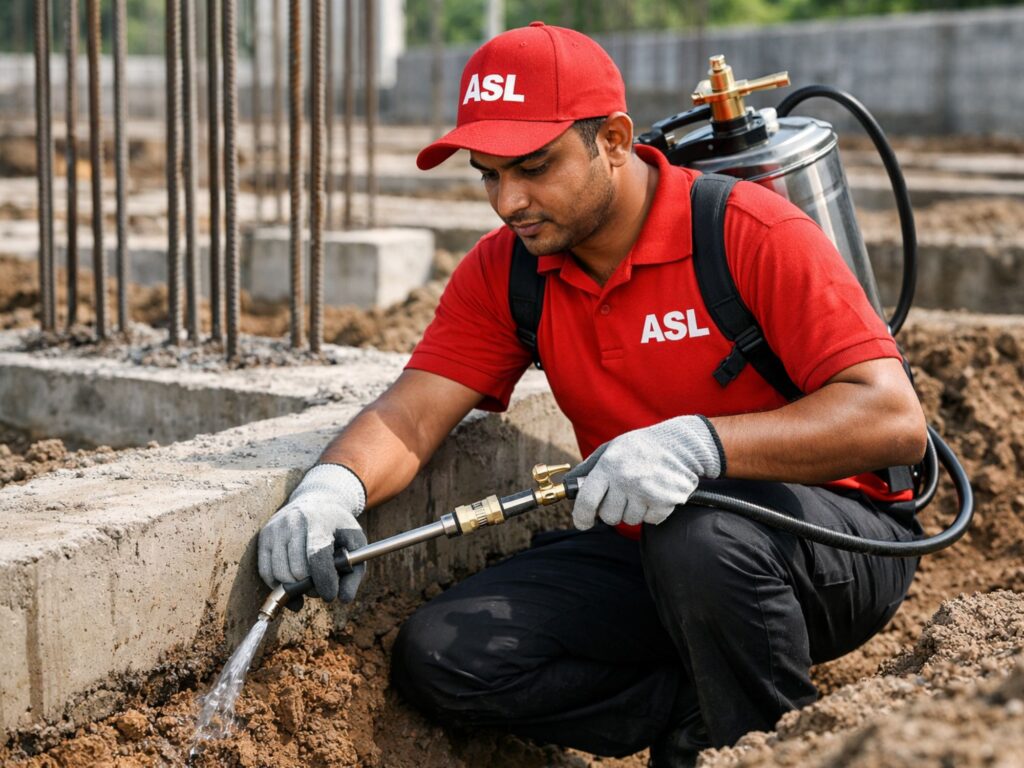 ASL-Pre Construction Anti Termite Treatment